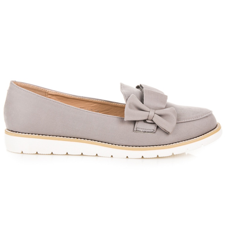 Vices Halbschuhe mit Schleife grau