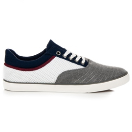 L&H Wildleder Sneakers grau