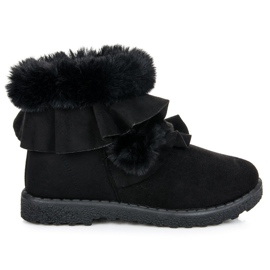 Seastar Schwarze Stiefel mit Rüschen