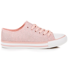 L&H Stylische Sneaker für Damen rosa