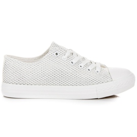 L&H Stylische Sneaker für Damen weiß