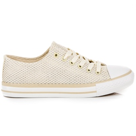 L&H Stylische Sneaker für Damen braun