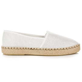 Hellgraue Espadrilles