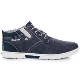 American Club Lässige Turnschuhe blau