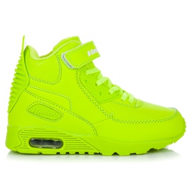 Hasby Stiefeletten in Neon grün