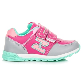 Hasby Turnschuhe mit Klettverschluss rosa