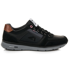 American Club Schwarze Herrenschuhe