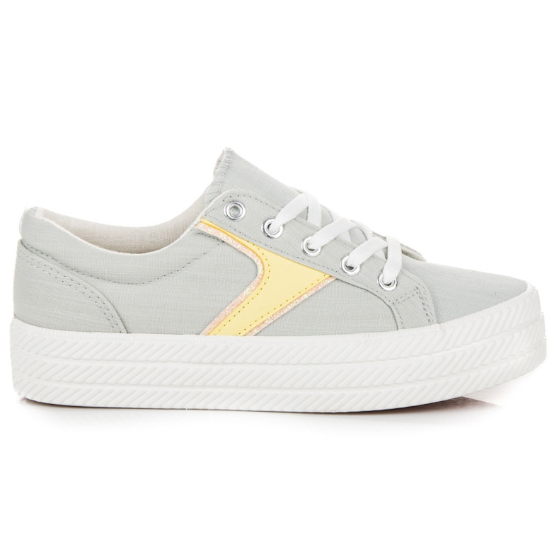 Kylie Turnschuhe auf der Plattform grau