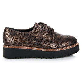 Kylie Plateauschuhe braun