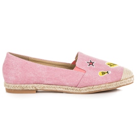 Seastar Espadrilles mit Patches rosa