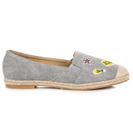 Seastar Espadrilles mit Patches grau
