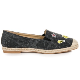 Seastar Espadrilles mit Patches schwarz