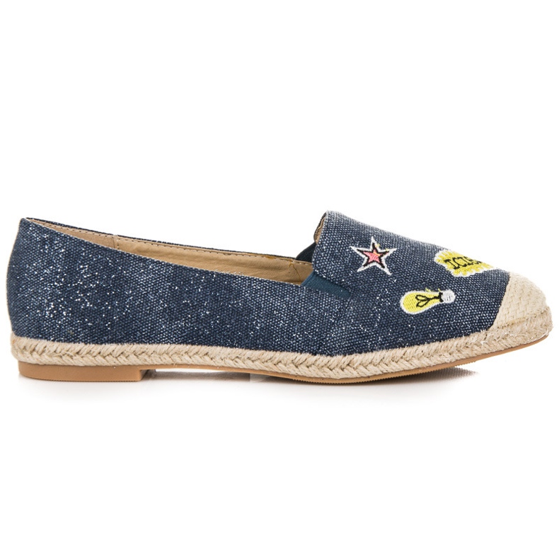Seastar Espadrilles mit Patches blau