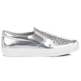 Seastar Durchbrochene Slipons grau