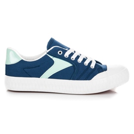 Kylie Blaue Turnschuhe