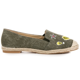 Seastar Espadrilles mit Patches grün