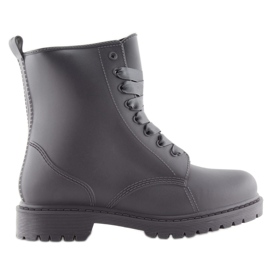 Graue Schnürboots D56P grau