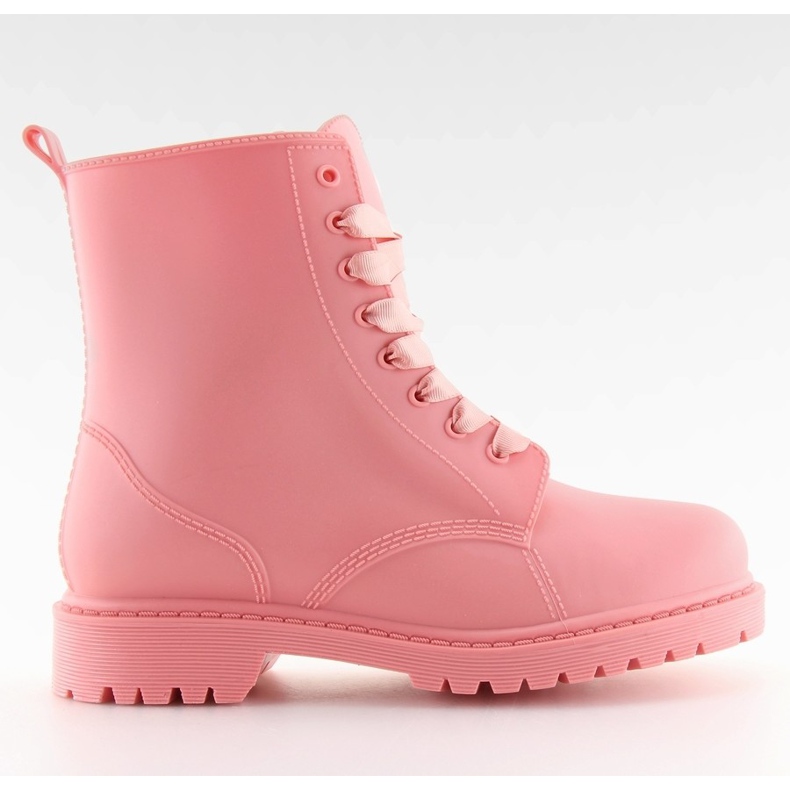 Rosa D56P rosa Schnürstiefel