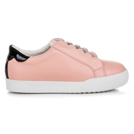 Vices Slip-On-Sneakers mit Eulen rosa
