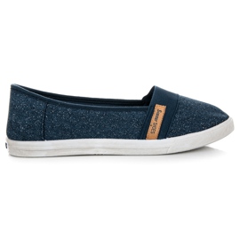 Seastar Turnschuhe mit Glitzer blau
