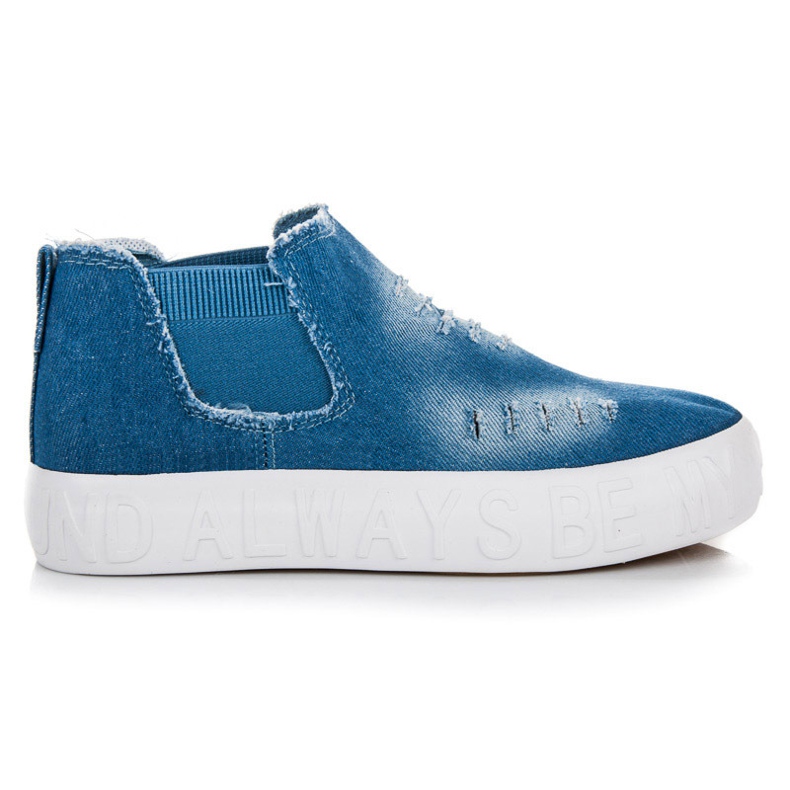Seastar Denim-Slipons über dem Knöchel blau