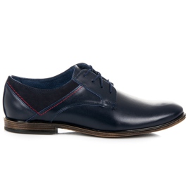Lucca Gebundene Lederschuhe blau