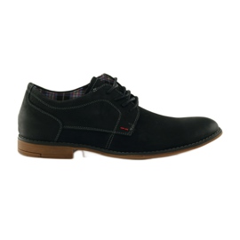 American Club American 5418 schwarze Herrenschuhe