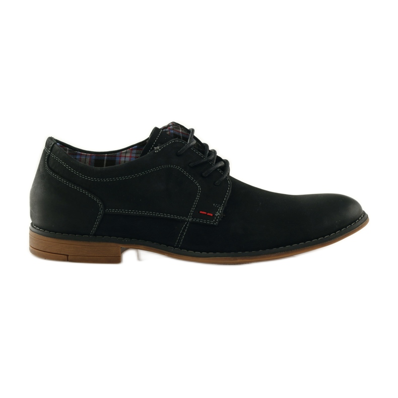 American Club American 5418 schwarze Herrenschuhe