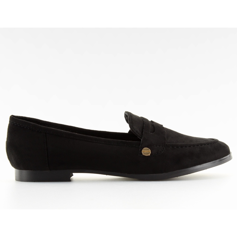 Schwarz Schwarze Damen-Slipper T298 Schwarz