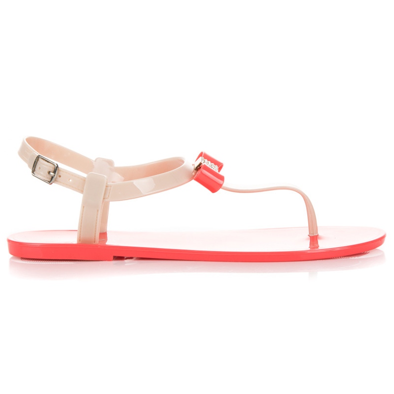 Vinceza Meliski Sandalen mit Schleife orange