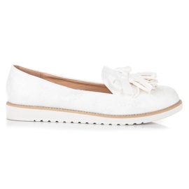 Vices Wildleder-Herren mit Fransen weiß