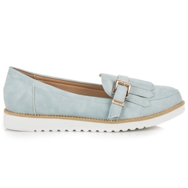 Vices Loafer mit dekorativer Schnalle blau