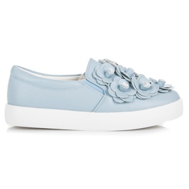 Vices Dekorative Slipons blau