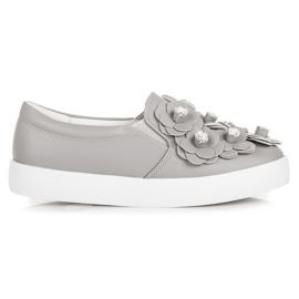 Vices Dekorative Slipons grau