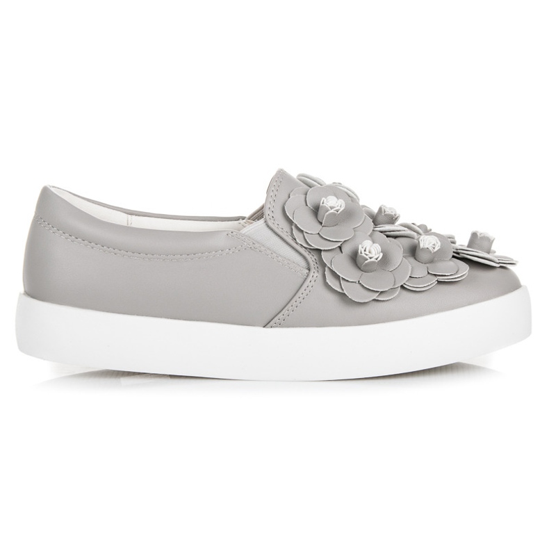 Vices Dekorative Slipons grau