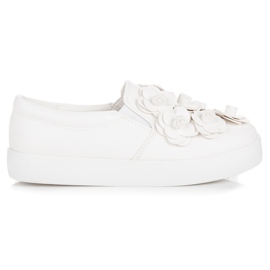 Vices Dekorative Slipons weiß