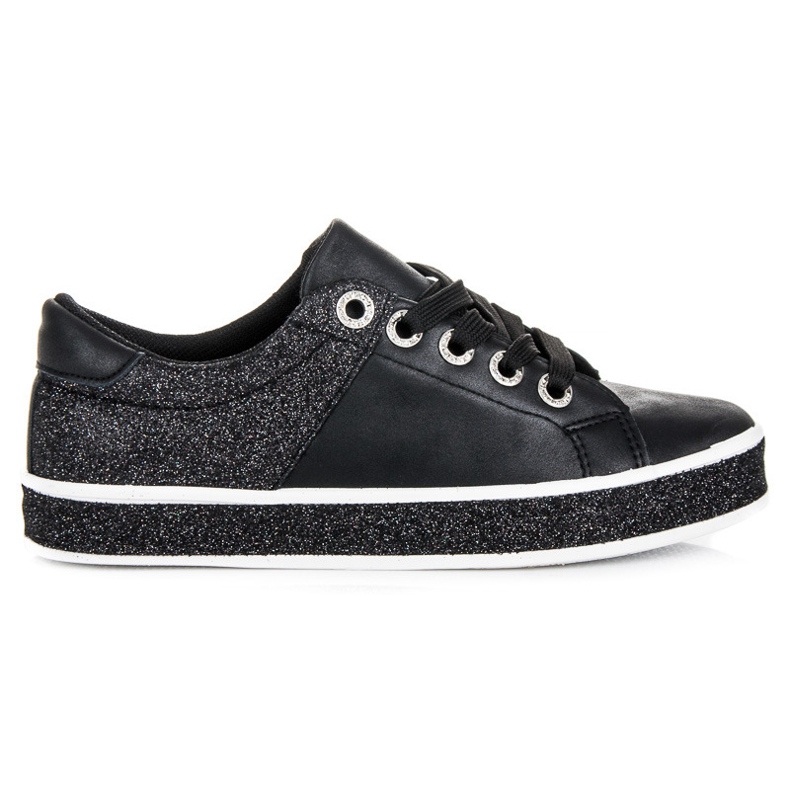 Seastar Schwarze Turnschuhe mit Bindung