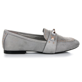 Vices Wildleder-Loafer grau