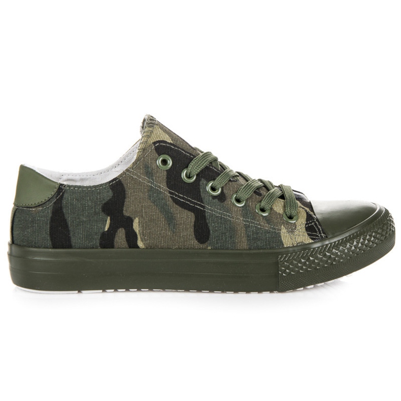 Camo-Sneaker für Damen grün