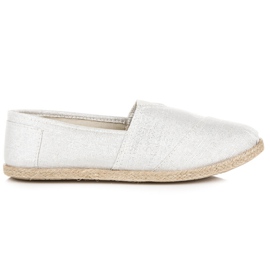 Espadrilles zum Hineinschlüpfen grau
