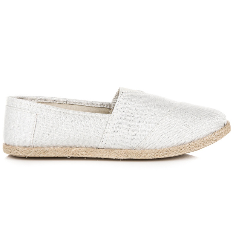 Espadrilles zum Hineinschlüpfen grau