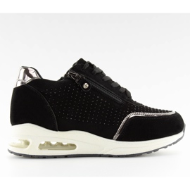 Schwarz 1625 Schwarze Sportschuhe für Damen