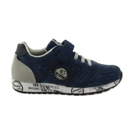 American Club ADI Sport American Leather Inlay marineblau grau