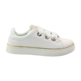 American Club Sneakers Satin American 17508 Schnürsenkel ['weiß', 'gold'] weiß
