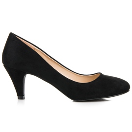 Bella Star Wildleder Pumps schwarz