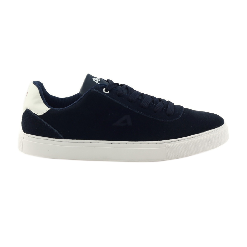 American Club Herrenschuhe Turnschuhe American 17003 marineblaue Turnschuhe navy blau