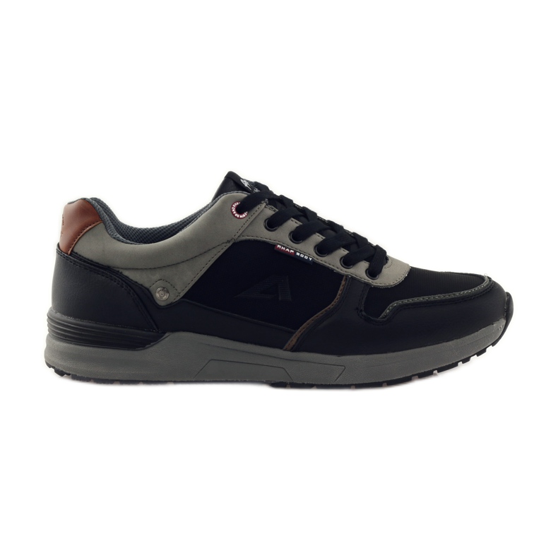 American Club American 610184 schwarze Herren Sportschuhe grau