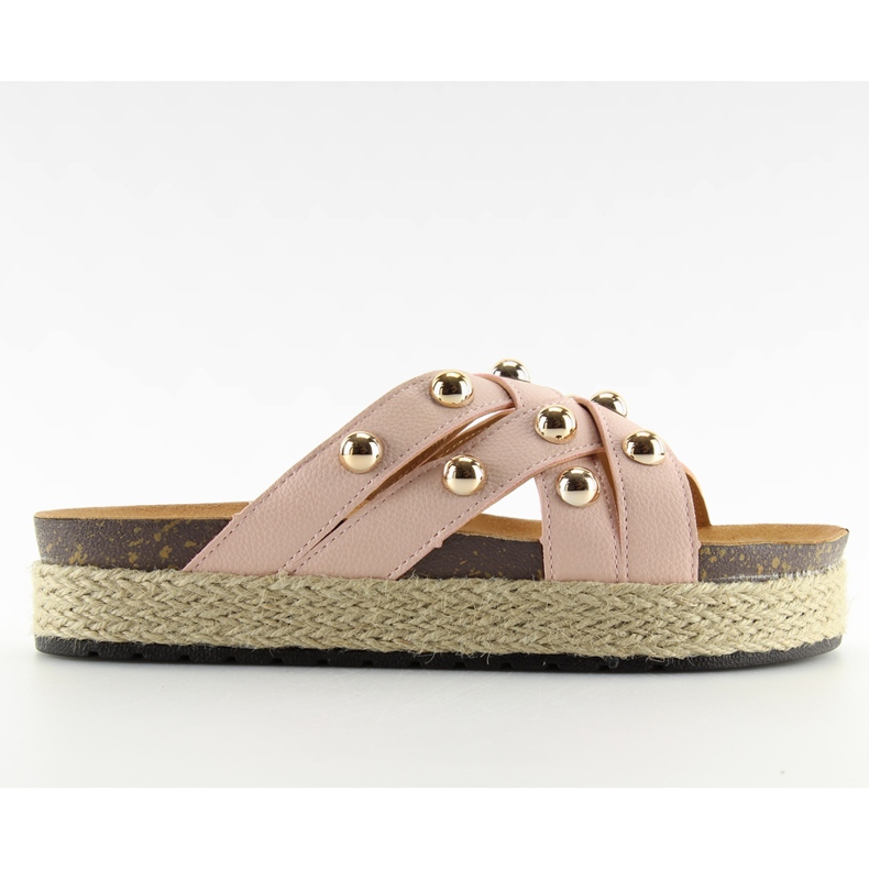 Hausschuhe Espadrilles rosa CK22P rosa
