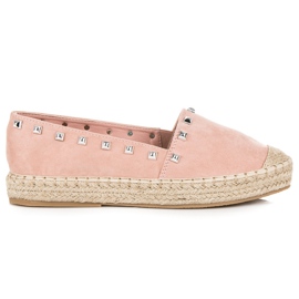 Nio Nio Rosa Espadrilles mit Nieten