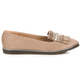 Loafer mit Ornament braun
